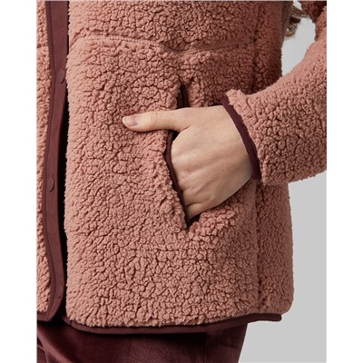 WOMEN'S COZY SHERPA SNAP JACKET
