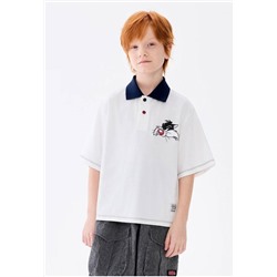 Детская футболка polo с буквенным принтом Экспорт M.lati*n kids