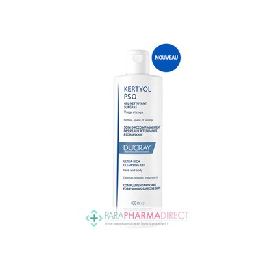 Ducray Kertyol PSO Gel Nettoyant Peaux Psoriasiques 400ml