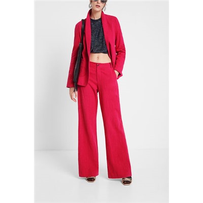 Americana fucsia troquelada
