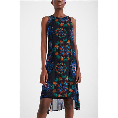 Vestido estampado galáctico