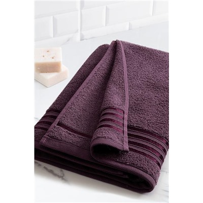 Maynor Bordürü Floşlu Banyo Havlusu