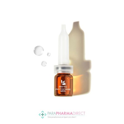 Phyto Phytocyane Traitement Antichute Homme - Chute Sévère, Héréditaire, Cheveux Clairsemés - 12 fioles de 3,5 ml