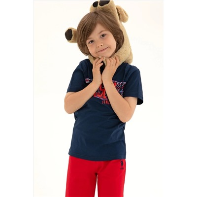 Erkek Çocuk Lacivert Pijama Takımı