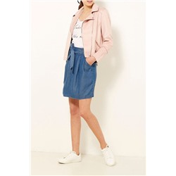 Chaqueta biker Rosa