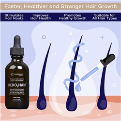 USA Dekohair Hair Regrowth Serum - Stops Hair Thinning, Promotes Growth, Increases Root Volume