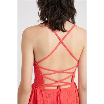 Vestido midi evasé