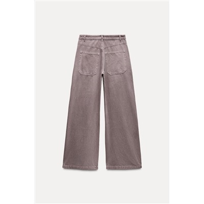 TRF WIDE-LEG HIGH-WAIST JEANS