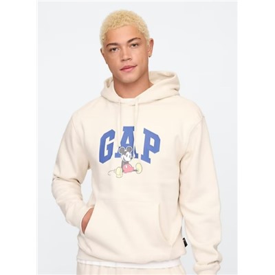 Disney × Mickey Mouse Relaxed Logo Hoodie