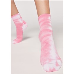 Kurze Sportsocken Tie Dye