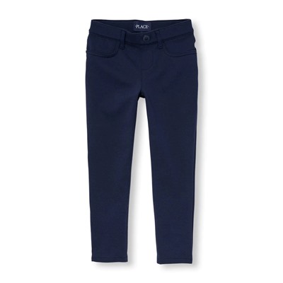 Girls Uniform Ponte Knit Jeggings