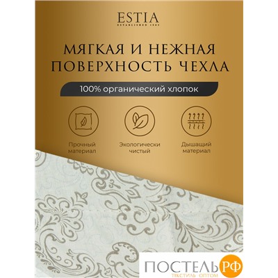 ESTIA Непальский Кашемир Подушка стег 50х70,1пр, хлопок 100%/шерсть кашемир/полиэфирное волокно