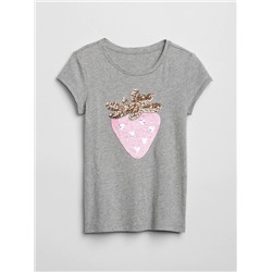 Flippy Sequin Graphic T-Shirt