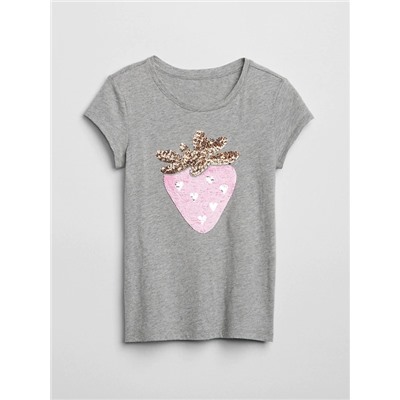 Flippy Sequin Graphic T-Shirt
