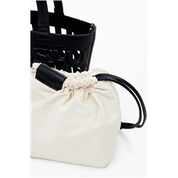 Bolso letras troquelado pequeño