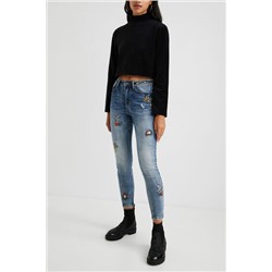 Pantalón vaquero skinny tobillero