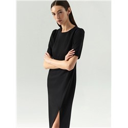 Платье миди из костюмной ткани, PL1498/moira