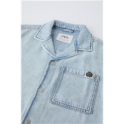 FLOWING DENIM SHIRT