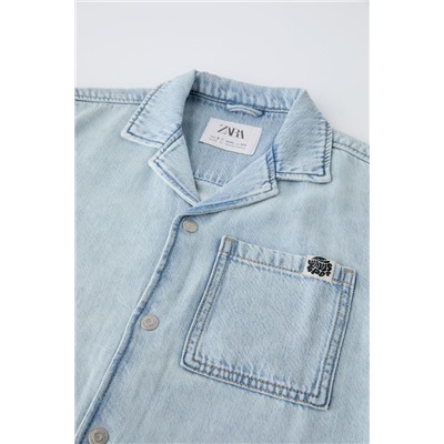 FLOWING DENIM SHIRT
