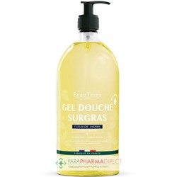 BeauTerra Gel Douche Surgras - Fleur de Jasmin 1L