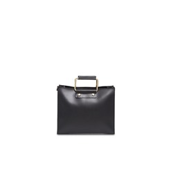 Bolso de piel Gari Negro