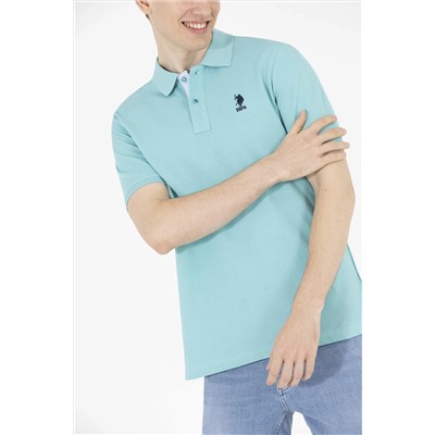 Erkek Mint Basic Polo Yaka Tişört