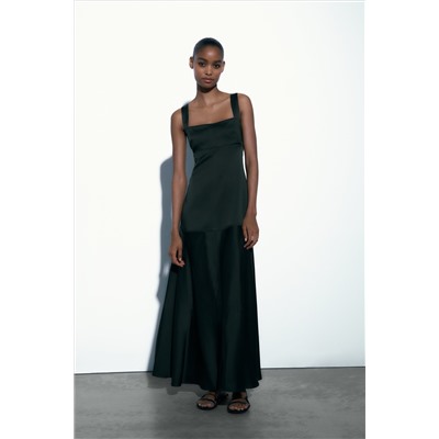 VESTIDO LARGO SATINADO