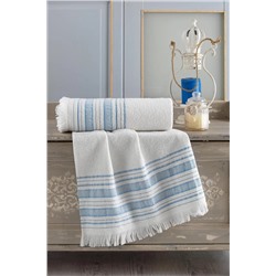 Zeynep Tekstil, Trendy Banyo Havlu Seti 70x140 & 50x90