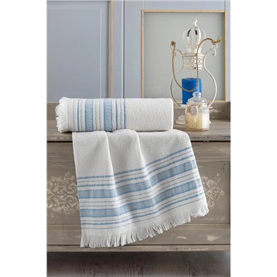 Zeynep Tekstil, Trendy Banyo Havlu Seti 70x140 & 50x90