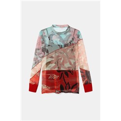 Camiseta slim floral