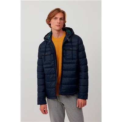 Anorak con capucha Azul marino