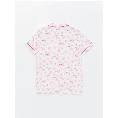 LC Waikiki Gömlek Yaka Desenli Kısa Kollu Kadın Pijama Takım, LCW DREAM                                            
                                            Gömlek Yaka Desenli Kısa Kollu Kadın Pijama Takım