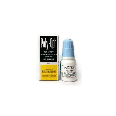 Лечебно-профилактические глазные капли Poly-oph  5 мл / Poly-oph eye drops 5 ml