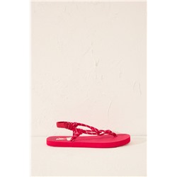 Chanclas cuerda Snoopy rojo