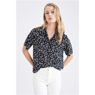 Defacto Regular Fit Kısa Kollu Gömlek W5602AZ22SM