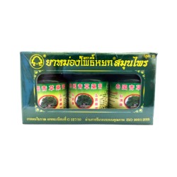 Тайский зеленый бальзам в подарочной упаковке Phoyok Thai Herbal Wax / Phoyok Thai Herbal Wax Set 3x15 g