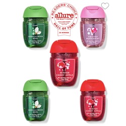 Holiday Traditions PocketBac Hand Sanitizers, 5-Pack