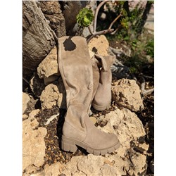 Ab.Zapatos Botines-medias 22 Taupe+Ab.Zapatos PELLE Milan (930) taupe АКЦИЯ