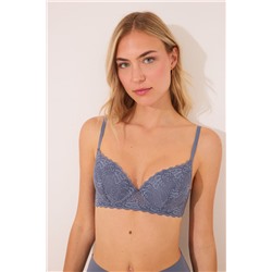 Sujetador push up GORGEOUS encaje azul
