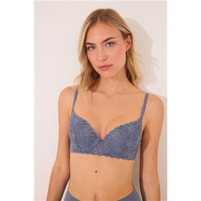 Sujetador push up GORGEOUS encaje azul