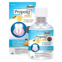 Ополаскиватель полости рта с Экстрактом Прополиса от Propoliz Mouth Wash 150 мл\  Dente Mouth Wash 150 ml