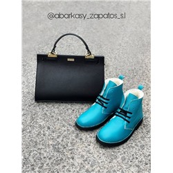Ab.Zapatos 4619/2 Turquesa+Ab.Zapatos PELLE Birkin/2 (720) АКЦИЯ
