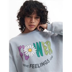 Bedrucktes Sweatshirt