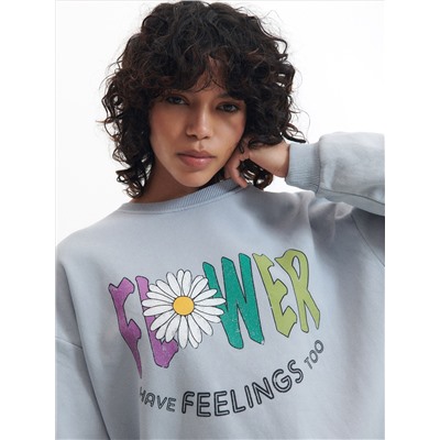 Bedrucktes Sweatshirt