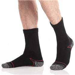 KIRKJUBØUR® "Climb" Outdoor Wandersocken 4 Paar rot