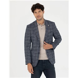 Lacivert Slim Fit Ceket