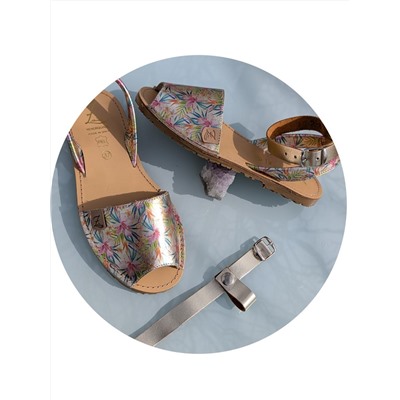 Босоножки - абаркасы от AB.Zapatos · 3207 · LIRIOS PLATINO correas АКЦИЯ