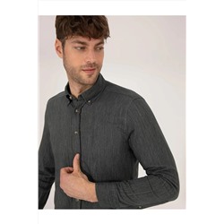 Pierre Cardin Haki Slim Fit Uzun Kollu Gömlek ELİFSU BUTİKHOME 1603482.VR029 ELİFSU BUTİKHOME