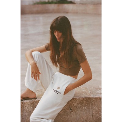 CROPPED STRETCH T-SHIRT