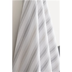 Guamod Pamuklu Banyo Havlusu - Beyaz/Gri - 75x150 cm